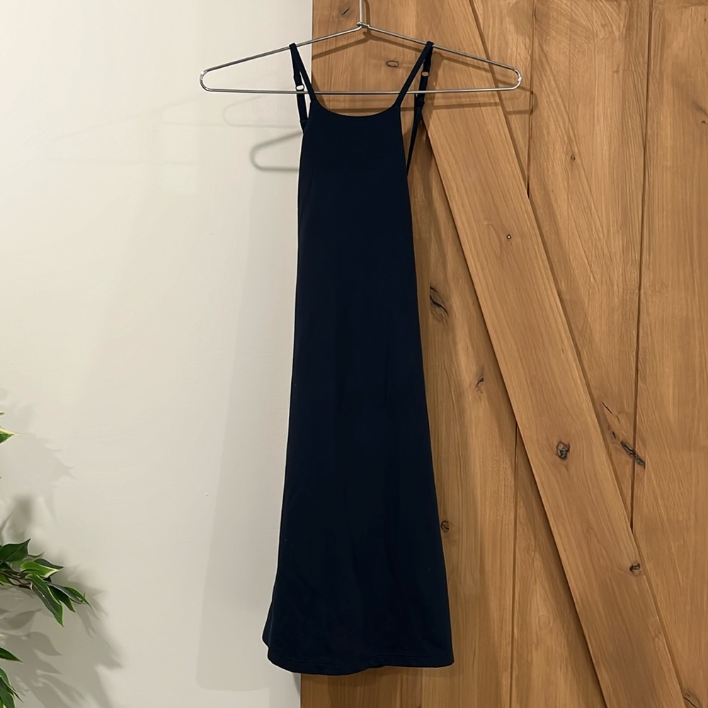 Girlfriend Collective Midnight Naomi Workout Dress